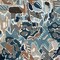 1 Yard Abstract Cotton Linen Fabric for Multipurpose Home Decor Interiors